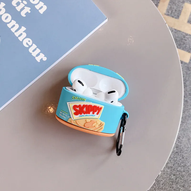 Чехол с арахисовым маслом для Apple Airpods 3 2 1 чехол силиконовый защитный чехол для наушников для Airpods Pro Чехол для наушников s Для Air Pods