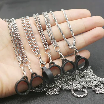 

20sets/lot Anti-fall Anti-skid snake bone stainless steel lanyard vapeband ring for nfix zero nord novo 2 rpm40 80 vinci x uwell