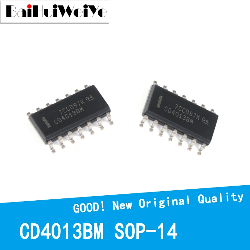 10 шт./лот CD4013BM CD4013 4013BM CD4013BM96 SOP14 новый оригинальный IC чип усилителя хорошего