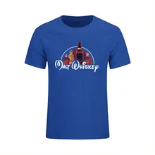 Camiseta fresca de verano para hombre, camisa de manga corta con estampado de whisky de Malt, divertida camiseta de algodón con cuello redondo, Tops de calle 2021
