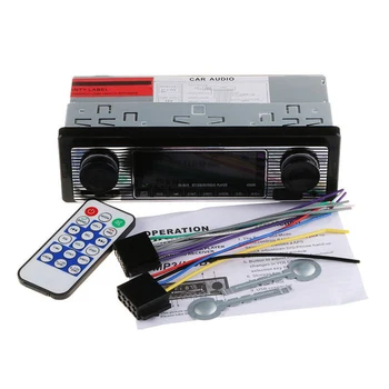 

Ultrathin Car Bluetooth MP3 Player FM Radio AUX Input U Disk Music Stereo IR Remote Control Auto Player