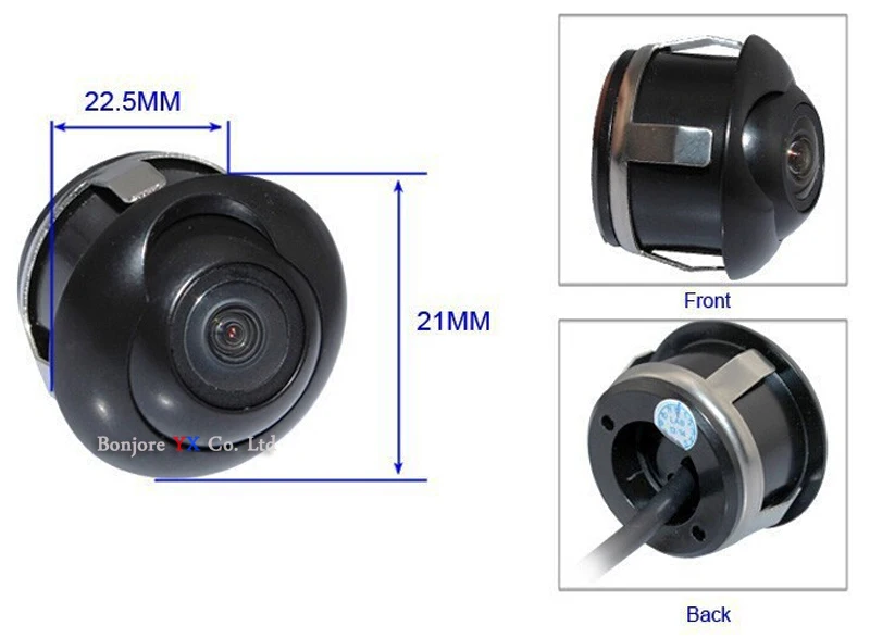 câmera de visão traseira estacionamento ponto bline detector