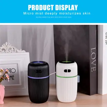 

3In1 Mini USB Air Humidifier Ultrasonic Essential Oil Diffuser UK New Baby music sleep Nebulizer Quiet and green