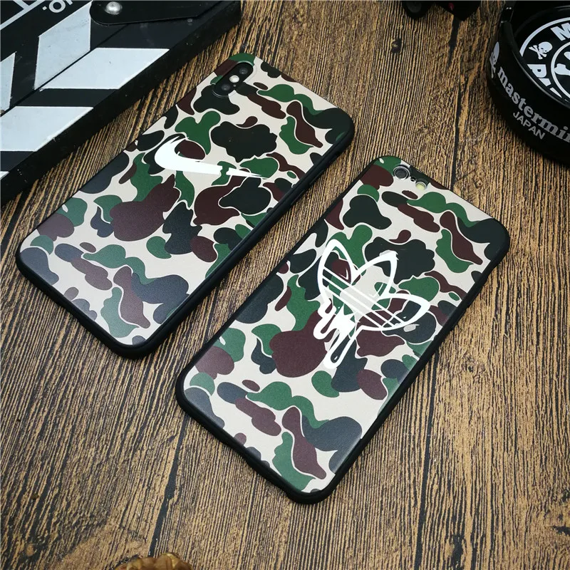 

Camouflage army soft for iphone 11 PRO MAX X XS MAX XR 8 7 6 6S plus silicone phone cover LOGO matte coque fundas capa 8plus