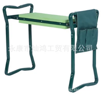 

Wholesale Hassock with Small Cloth Bag Garden Folding Kneeling Stool Foldable with Kit Garden Kneeling Chair Foreign Trade