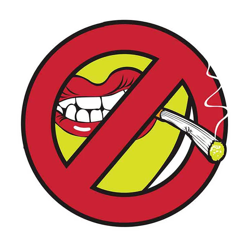 

13cm x 12.9cm for Smoking Prohibiting Car Truck Decal Window Fashion Stickers Suitable for All Types of Vehicles