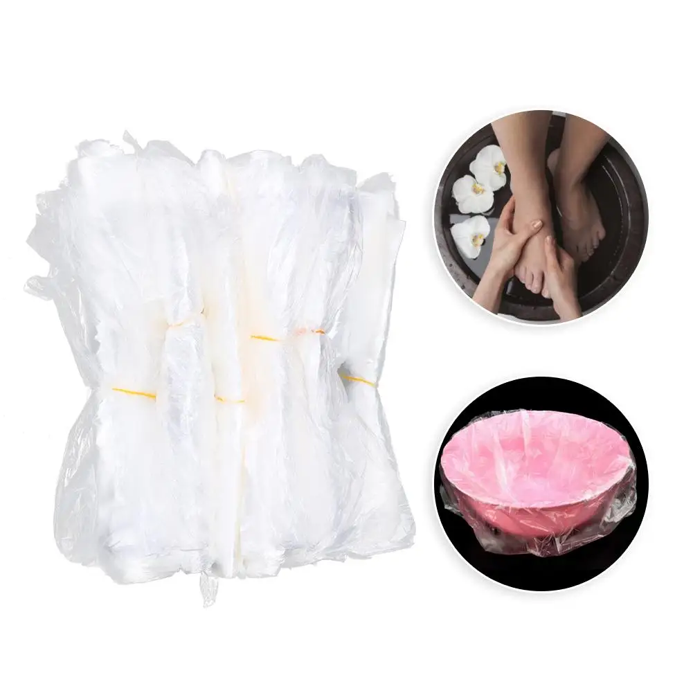 30 x 45cm Disposable Plastic Bag Wash Basin Wrapping Eco-Friendly Plastic Bag for Skin Care Beauty Salon Supplies Makeup Tool