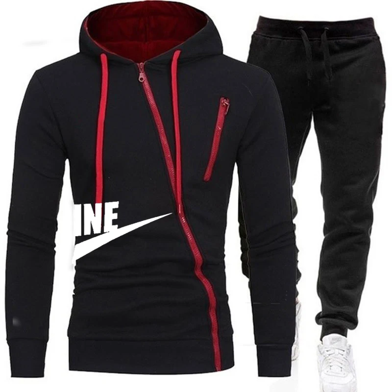 

2020 New Brand Clothing Men's Autumn winter Hot Sale Men's Sets Hoodie+pants Two Pieces Sets Casual Tracksuit Male Sportswear