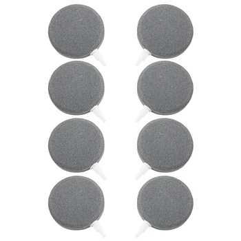 

8 Pack Air Stones 3 Inch Air Stone Bubble for Aquarium Fish Tank Decor Hydroponics Airstones Air Disk Stones