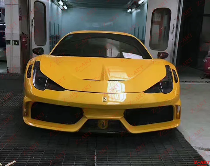 Z-ART SP передняя крышка багажника из углеродного волокна для Ferrari 458 модифицированный Комплект кузова для Ferrari 458 тюнинг кузова