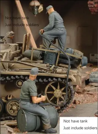 1/35 набор для сборки модели из смолы фигурка солдатика приветствие (всего 2