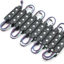 5050 Светодиодный модуль DC 12 В 3 светодиодный s 4 светодиодный s светодиодный модуль RGB белый/теплый белый/синий/красный/розовый/зеленый рекламный знак подсветка Декор