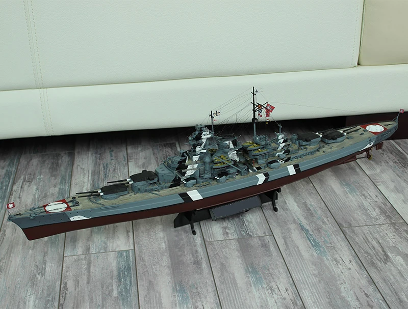 Trumpeter Meng Flyhawk 1/700 Вторая мировая война немецкий KM Бисмарк боевой корабль ВМС