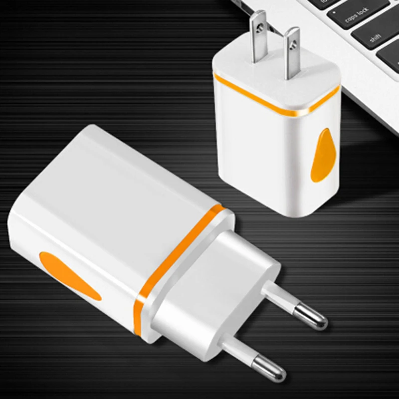 OG USB зарядное устройство настенное зарядное устройство 5V2. 1A Универсальный зарядное устройство с 3 портами для samsung s8 EU штекер зарядное устройство для мобильного телефона iPhone X 7 8 - Цвет: OG