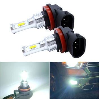 

2Pcs Led Fog Lights H1 H3 H7 H11 H8 HB4 9006 LED Bulb LED DRL Auto Lamp CSP Chip 6000K Xenon White Golden Yellow Driving Lamp