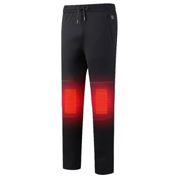 

2019 Winter Electric USB Heating Pants Black Intelligent Constant Temperature Heated Trousers Outdoor Camping Hiking Trekking