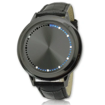 

New Fashion Led Watch Electronic Watch Touch Watch Men Creative Dot Matrix Blue Light Led Digital Watches reloj hombre digital