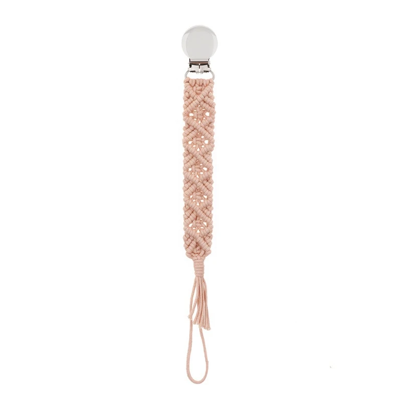 Детский Прорезыватель для зубов для малышей, универсальный держатель, поводок для соски, клипса, цепочка для младенцев, тканые цепочки, прорезыватели для зубов, новинка - Цвет: A1