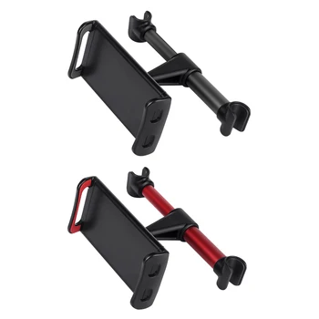 

New Car Rear Pillow Phone Holder 360 Rotation Tablet Back Car Seat Headrest Bracket Phone Tablet Mounting Stand with Metal Rod