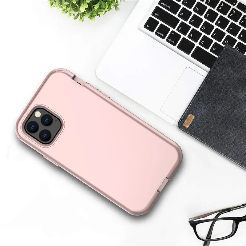 xr phone case 3 in 1 Hybrid Armor Shockproof Phone Case For iPhone 12 Mini 13 12 11 Pro Max PC Silicone 360 Heavy Duty Protection Back Cover cute iphone xr cases