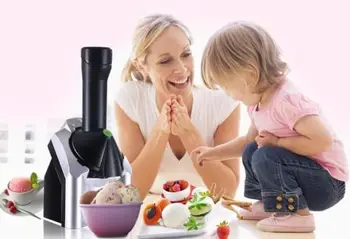 

Homemade Frozen Yogurt Fruit Ice Cream Smoothie Machine Maker Free shipping