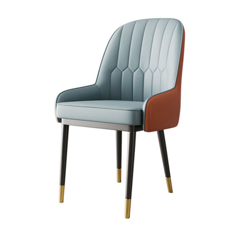 

Nordic INS Metal PU Chair Restaurant Dining Chair Restaurant Office Meeting Computer Chair Family Bedroom Learning Lounge Chair