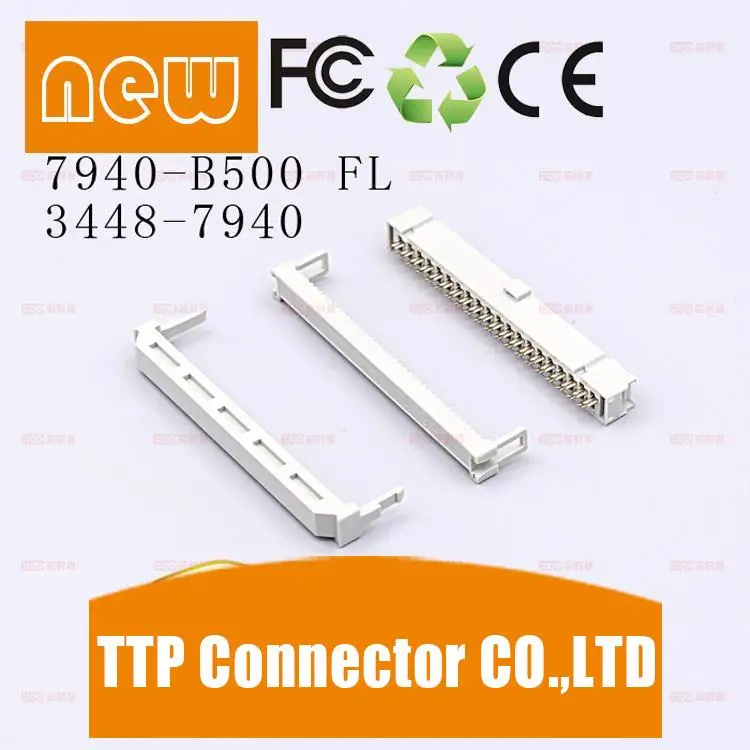 

5pcs/lot NO:7940-B500 1.27mm leg swidth Connector 100% New and Original