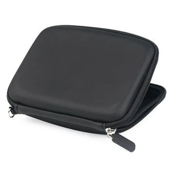 

5 Inches Hard EVA Zipper GPS Navigation Vehicle With Carabiner Storage Bag Shockproof Waterproof Travel Portable For Tomtomt