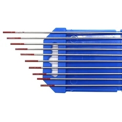 TIG Soudage Électrodes De Tungstène 2% Thorié (Rouge, WT20) 10 Pack1.6mm (1/16 ") 