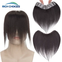 Rich Choices V Loop Hairpiece with Thin Pu Frontal Male Hair Replacement System 100% Density Undetectable Hairline Extension