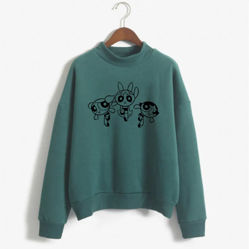Bellota las chicas superpoderosas Jersey Casual de manga larga sudadera  Unisex con capucha Harajuku hip hop sudadera leisure - AliExpress Ropa de  mujer