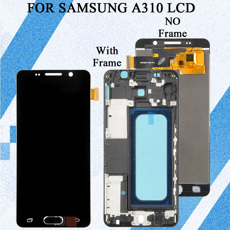 

Catteny Lcd Display For Samsung Galaxy A3 2016 Lcd Touch Screen Digitizer Assembly A310 A310F Display Free Shipping With Tools