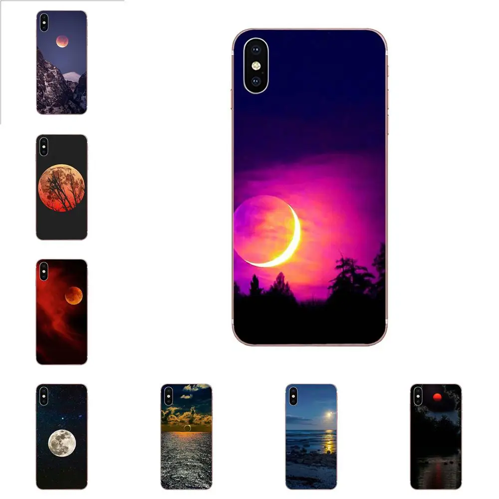 Lunar Eclipse Soft TPU Mobile Cases Covers For Huawei Nova 2 V20 Y3II Y5 Y5II Y6 Y6II Y7 Y9 G8 G9 GR3 GR5 GX8 Prime 2018 2019 | Мобильные