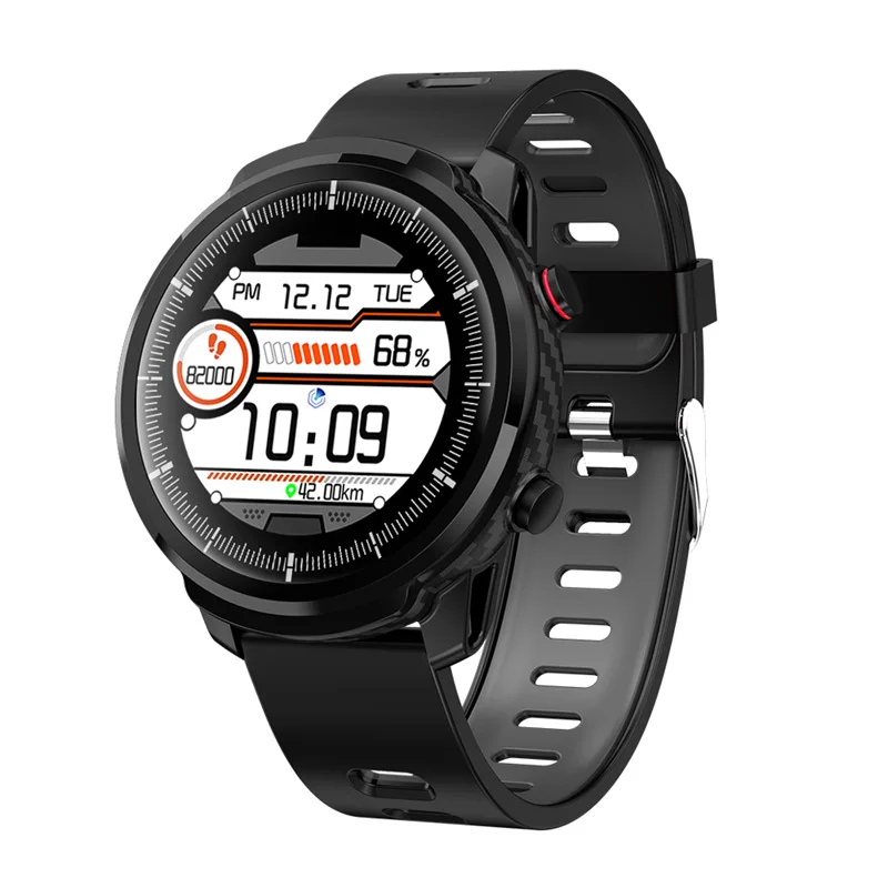 Черный SENBONO S10 Full touch умные часы для мужчин и женщин спортивные часы монитор сердечного ритма погоды Smartwatch для IOS Android телефон - Цвет: Черный
