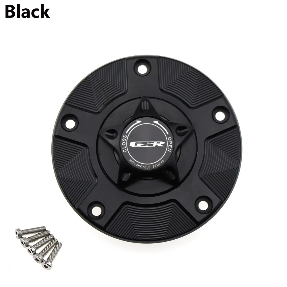 Крышка газового топливного бака для Suzuki GSR400 2006-2008 GSR600 GSR 750 600 400 250 мотоцикла CNC БЫСТРОРАЗЪЕМНАЯ крышка