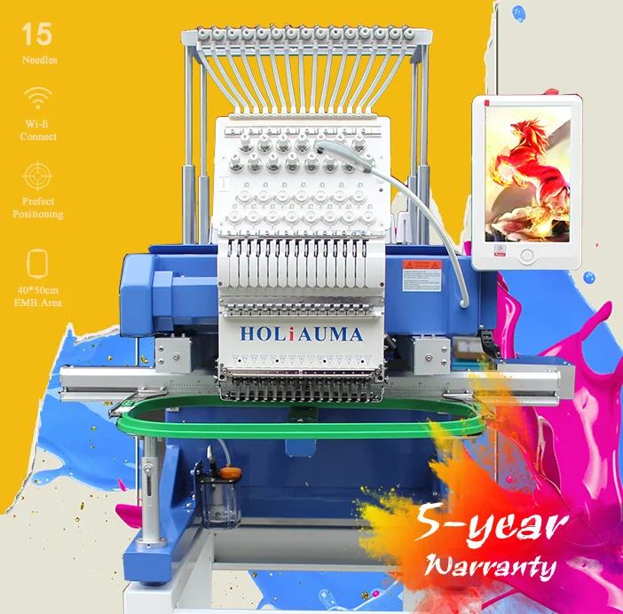 Newest tajima type single head embroidery machine 2021 newest 5 years warranty cap t-shirt flat 3d logo | Дом и сад