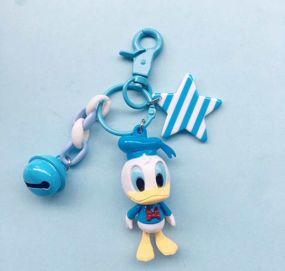 Disney Микки Маус Минни Сумка в виде пакета молока кулон милый мультфильм автомобиль брелок школьный сумка с подвесками девочка мальчик сувенирный подарок игрушка - Цвет: 3