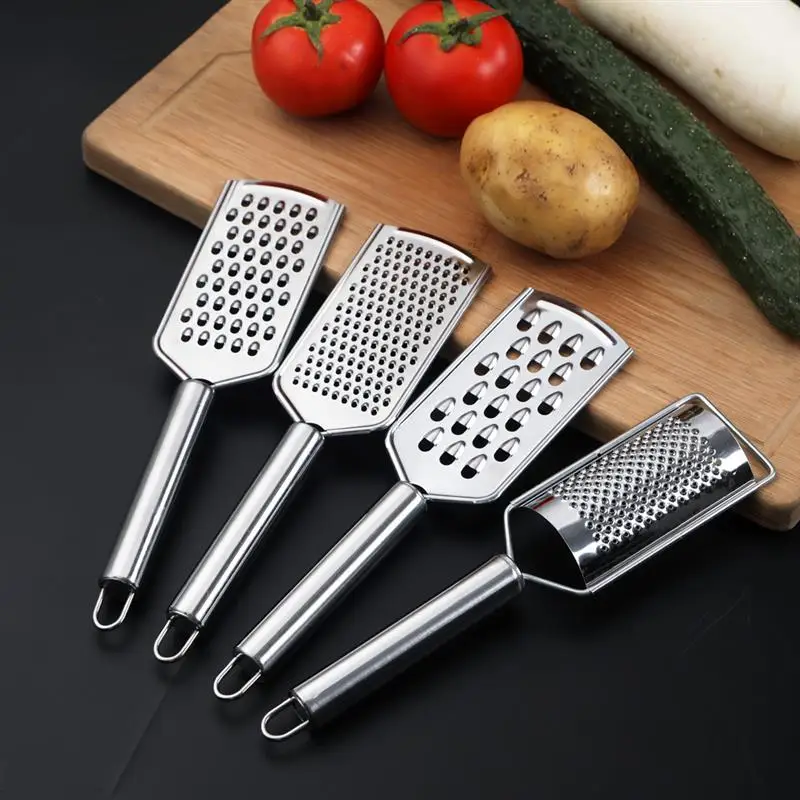 cheese and peel nuts Stainless steel handheld cheese shredder or used for fruits and vegetables 