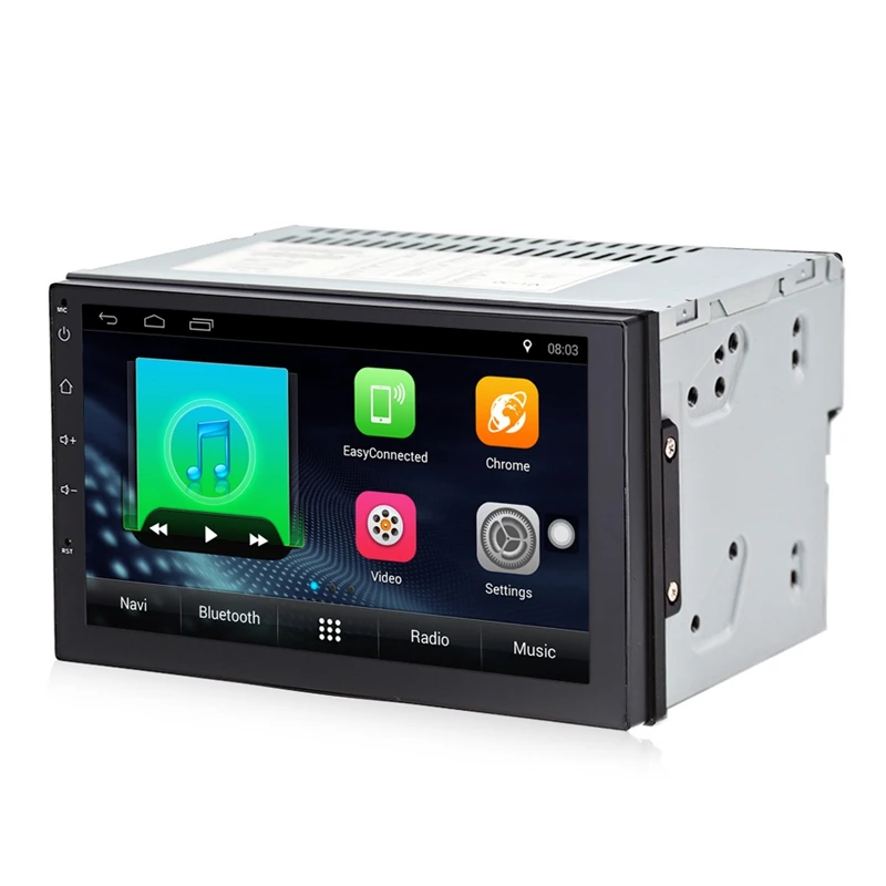 

2 Din Android 7.1 Car Radio Stereo 7 Inch 1024 x 600 Universal Car Player Gps Navigation Wifi Bluetooth Usb Radio Audio Player C