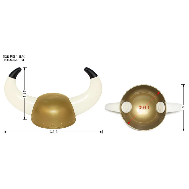 

Holiday Ball Supplies niu jiao mao Pirate Hat Roman Warrior Hat Samurai Hat Cosply Helmet