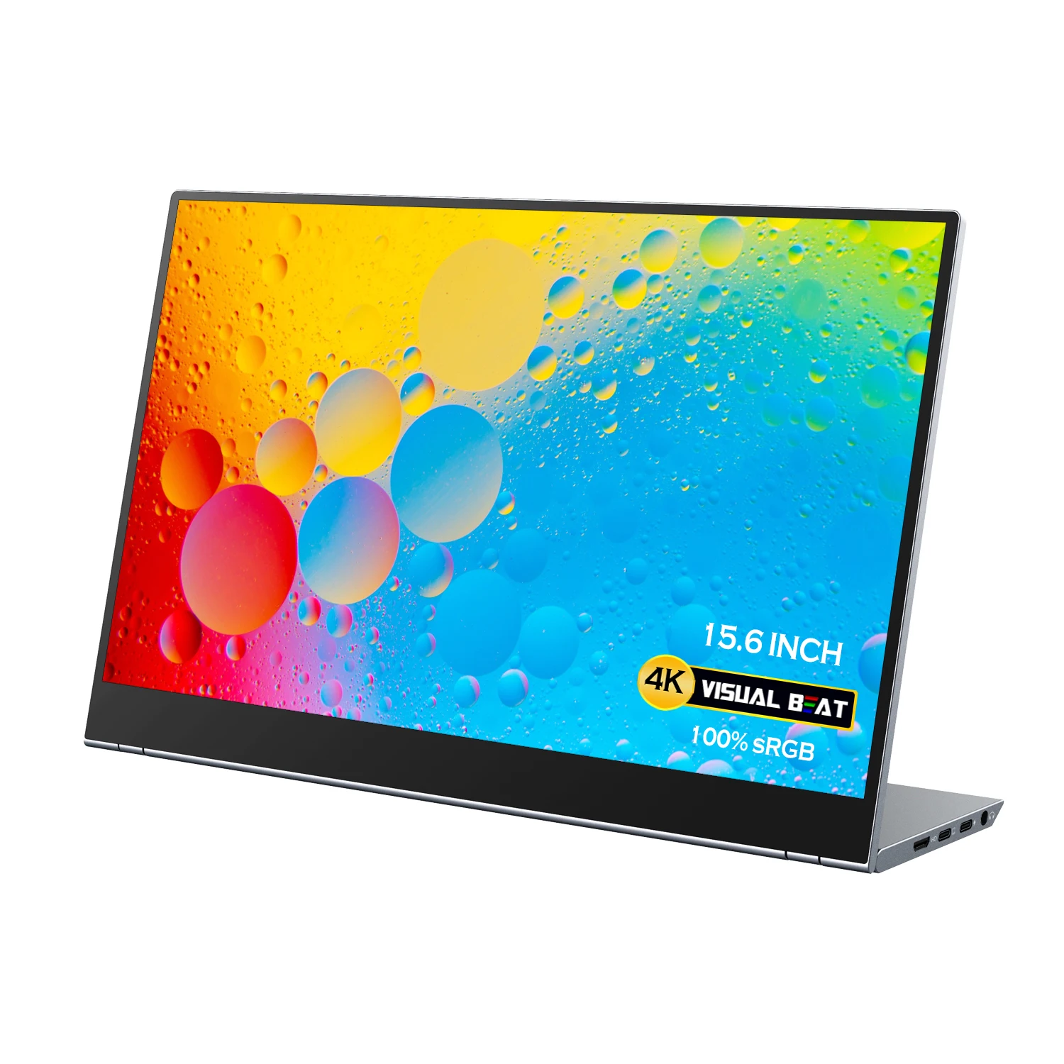 Портативный монитор 4K 15 6 дюйма IPS UHD 3840*2160 ЖК-дисплей для компьютера игровой