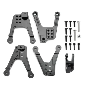 

Aluminum Rear & Front Shock Mount Set Suspension Connection for 1/10 RC Crawler Axial SCX10 90046