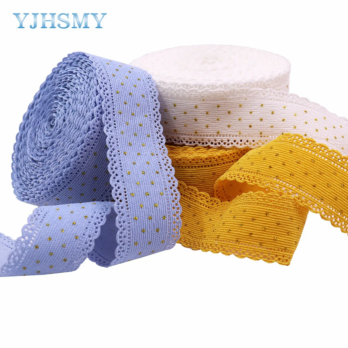 5 Yards Corduroy Lace Ribbon Gold Dots Ribbons 1-1/2'' for Sewing Crafts Hair Bow Clip Making Gift Wrapping Accessories Wedding Ribbon Decoration Ribbon Supplies Wrapping Ribbon Sewing Ribbon Lace Trim Ribbon