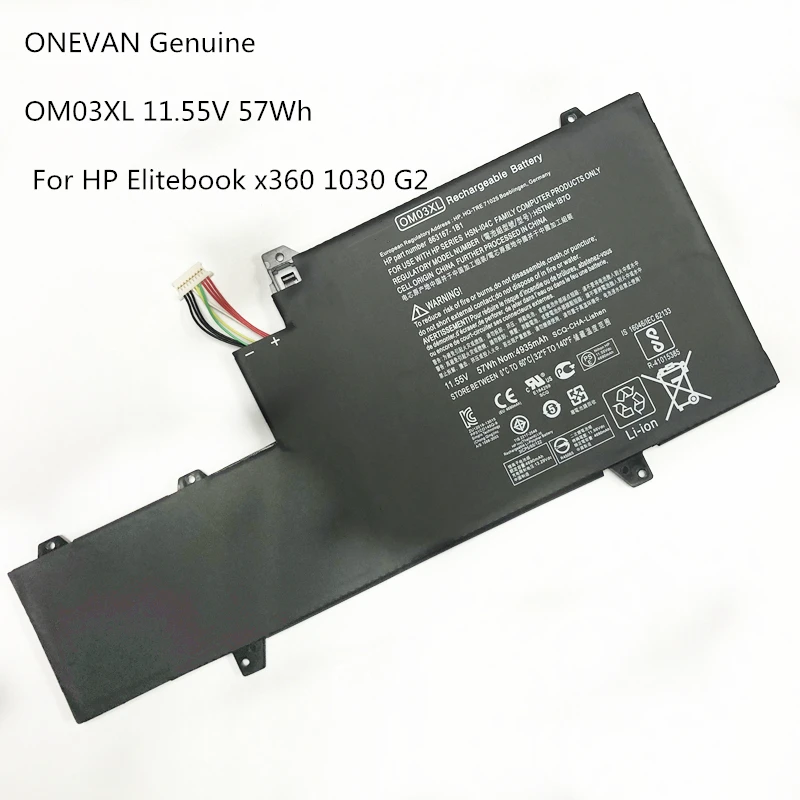 ONEVAN натуральная OM03XL ноутбук Батарея для hp Elitebook x360 1030 G2 серии HSTNN-IB7O HSTNN-IB70 HSN-I04C 863167-171 863167-1B1
