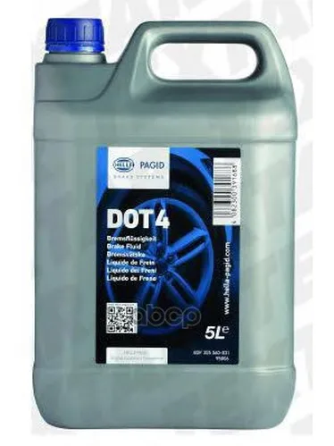 Тормозная Жидкость Dot4 5l Hella 8df355360031 HELLA арт. 8DF355360031