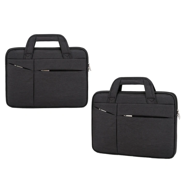 16in Men Simple Briefcase Oxford Cloth Waterproof Wear-resistant Laptop Bag-OPK