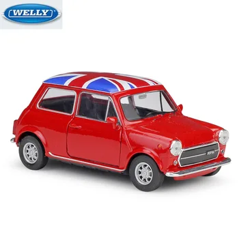 

WELLY Diecasts & Toy Vehicles 1:36 MINI Cooper 1300 Simulation Alloy Car Model Pull Back Car Small Metal Toy Car Decoration Kids