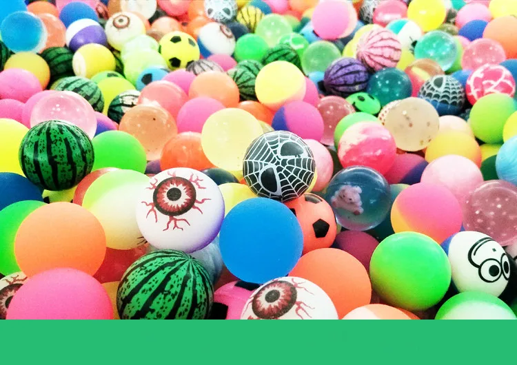 Новинка 10 шт./лот забавные Игрушечные Мячи смешанный упругий шар Детский Эластичный резиновый шар Дети пинбол упругие игрушки высокое качество