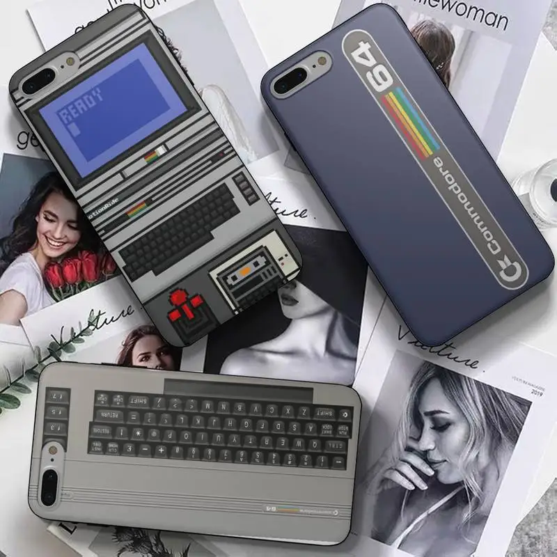 C64 Commodore 64 Accessori Per Custodia Per Telefono Fundas Shell Per Iphone 6 6S 7 8 Plus Xr X Xs 11 12 13 Mini 14 Pro Max Design Cover Posteriore