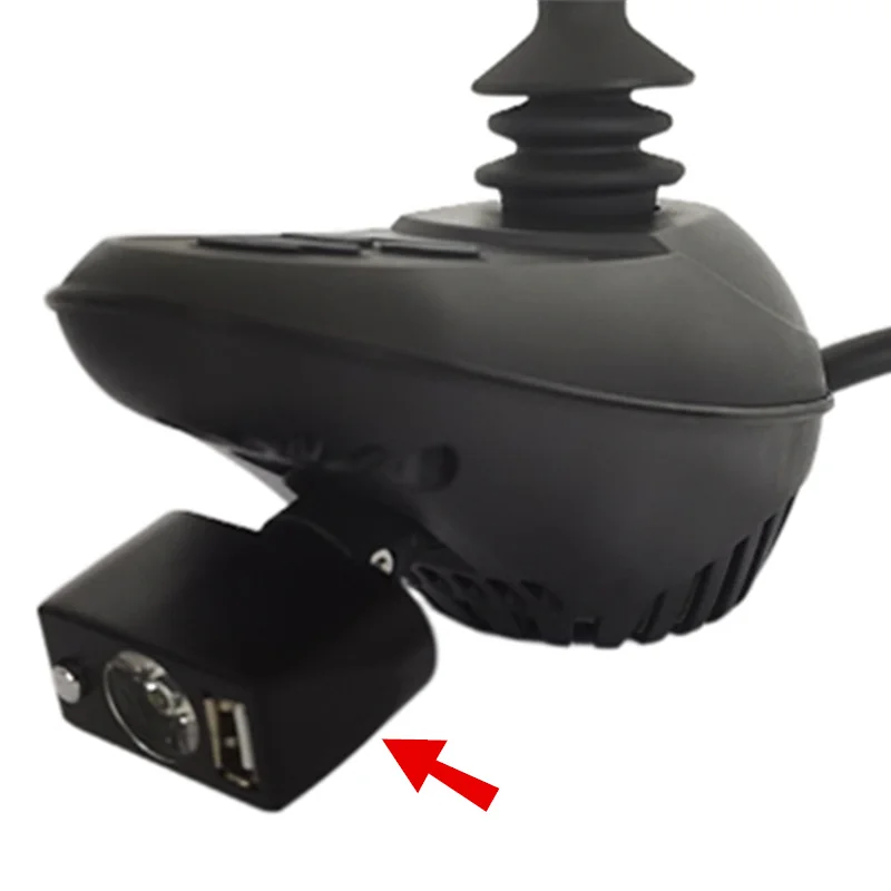 JayCreer Electric Power Wheelchair Head Light Phone Charger Install On Joystick Controller